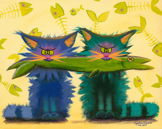 Sharing - Cranky Cat Collection™ by Cindy Schmidt