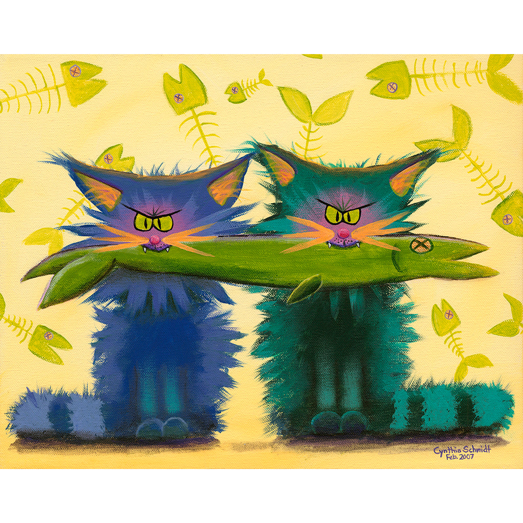 Sharing - Cranky Cat Collection™ by Cindy Schmidt