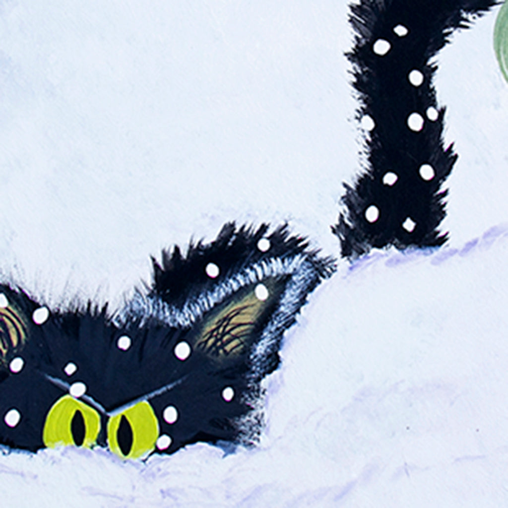 Snowbound Cat - Cranky Cat Collection™ by Cindy Schmidt