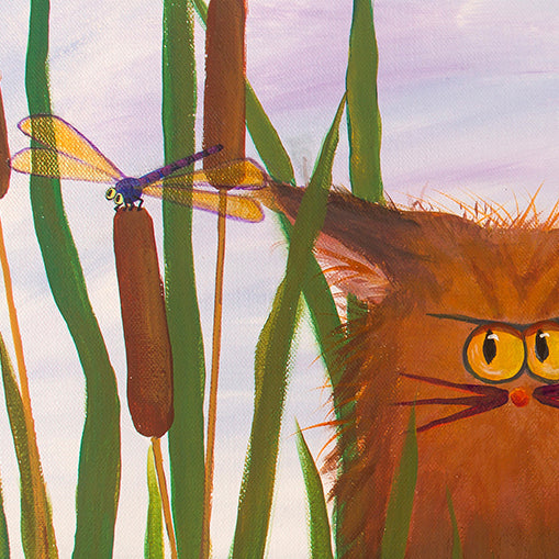 Swamp Cat - Cranky Cat Collection™ by Cindy Schmidt
