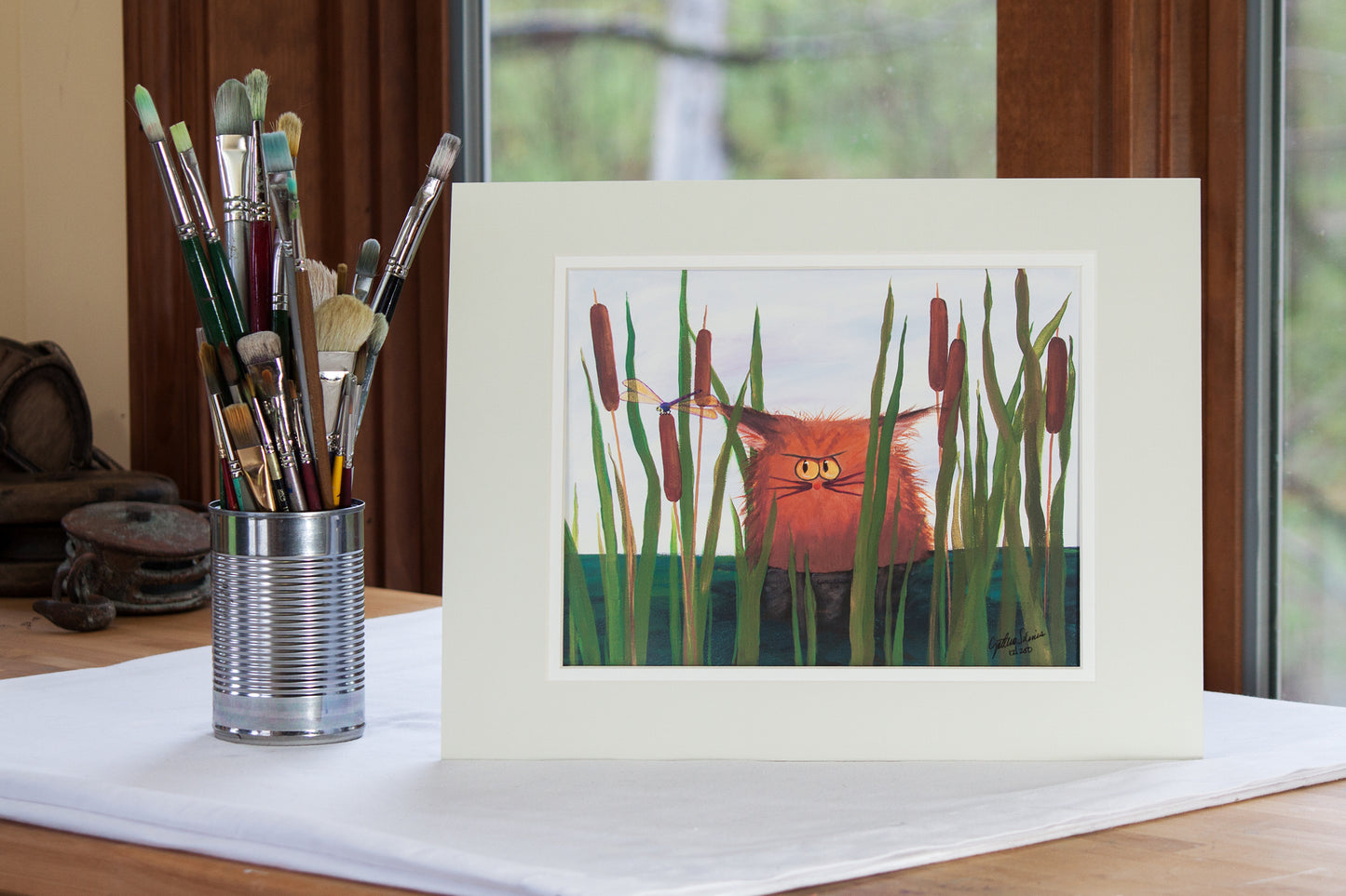 Swamp Cat - Cranky Cat Collection™ by Cindy Schmidt
