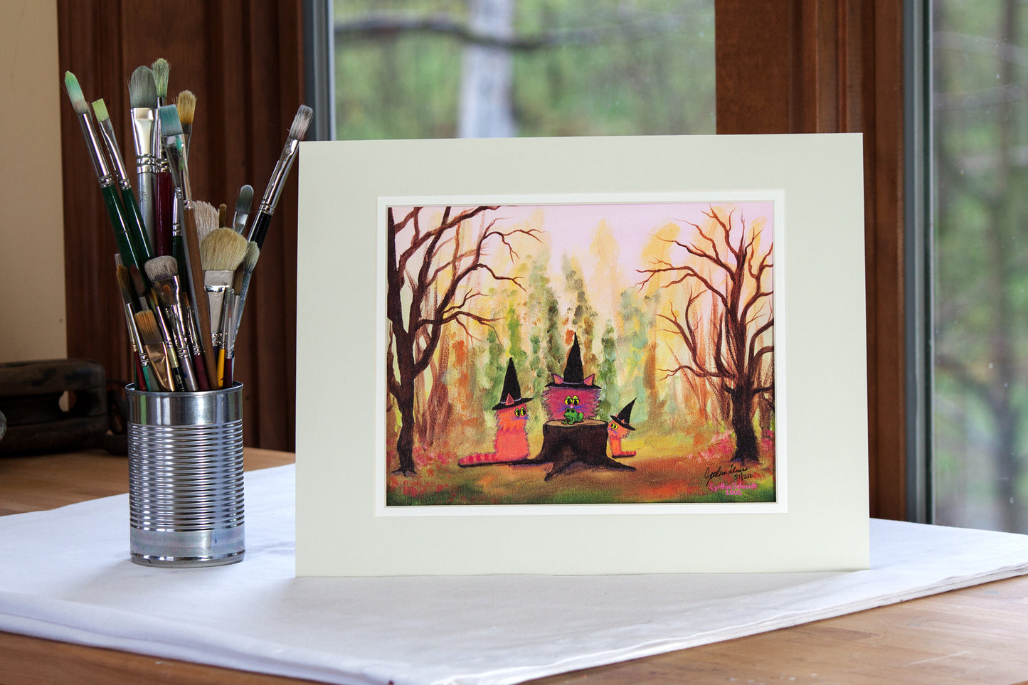 Witch Kitties - Cranky Cat Collection™ by Cindy Schmidt