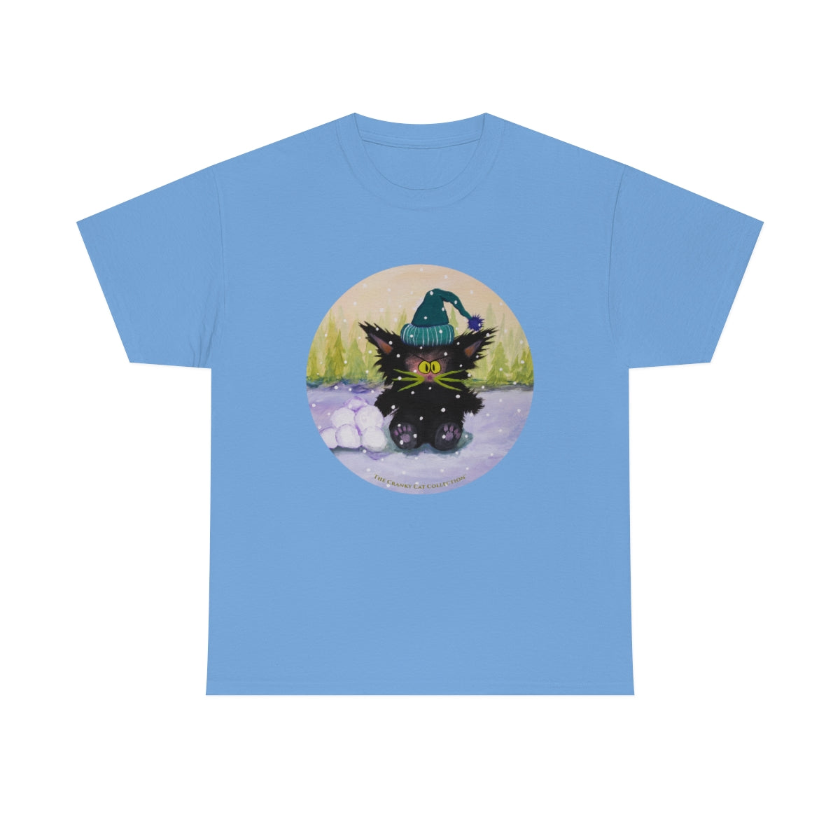 Cranky Cat WInter-Themed T-Shirt - Free Shipping!