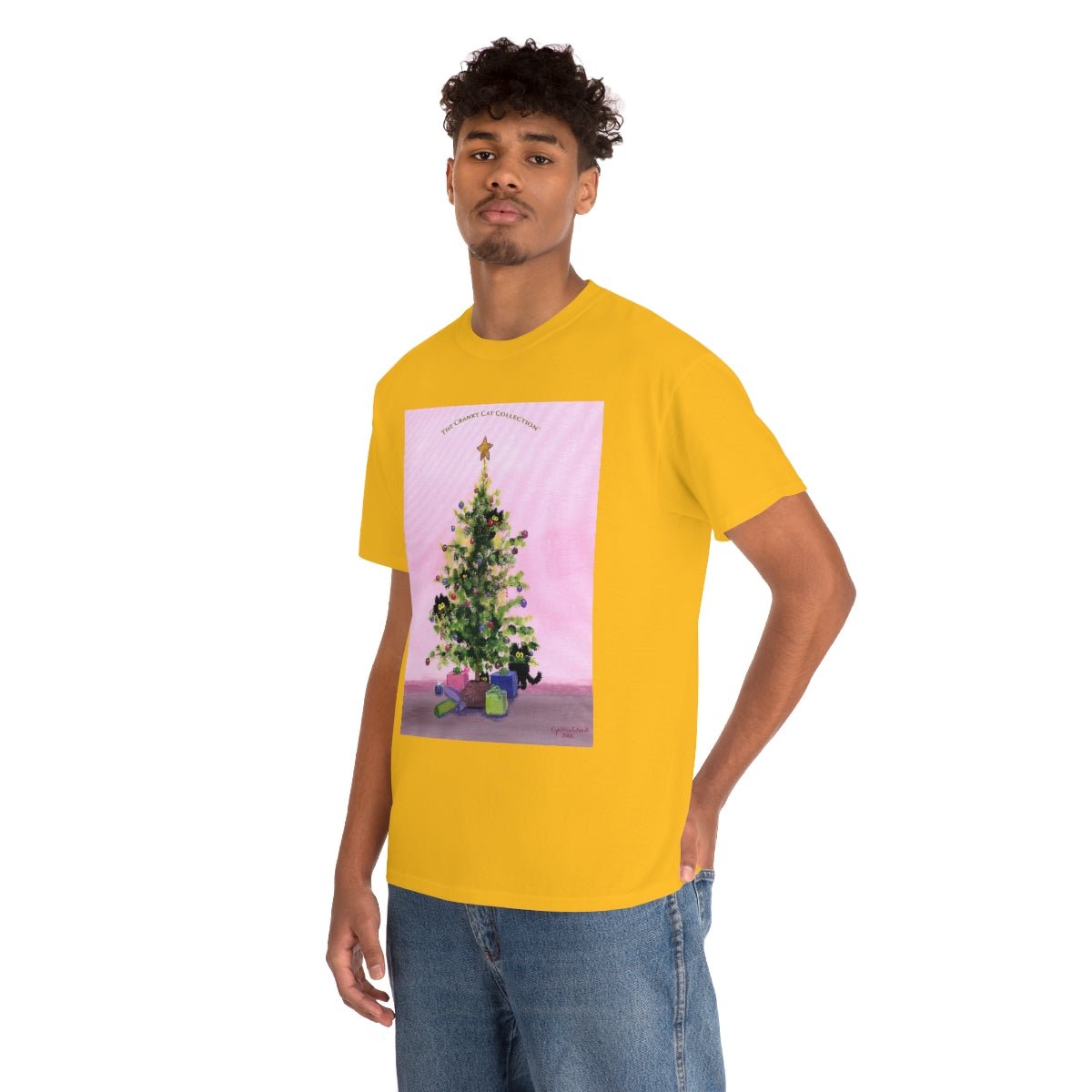 Cranky Cats In Your Christmas Tree - T-Shirt! Free Shipping