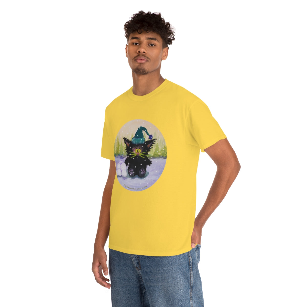 Cranky Cat WInter-Themed T-Shirt - Free Shipping!