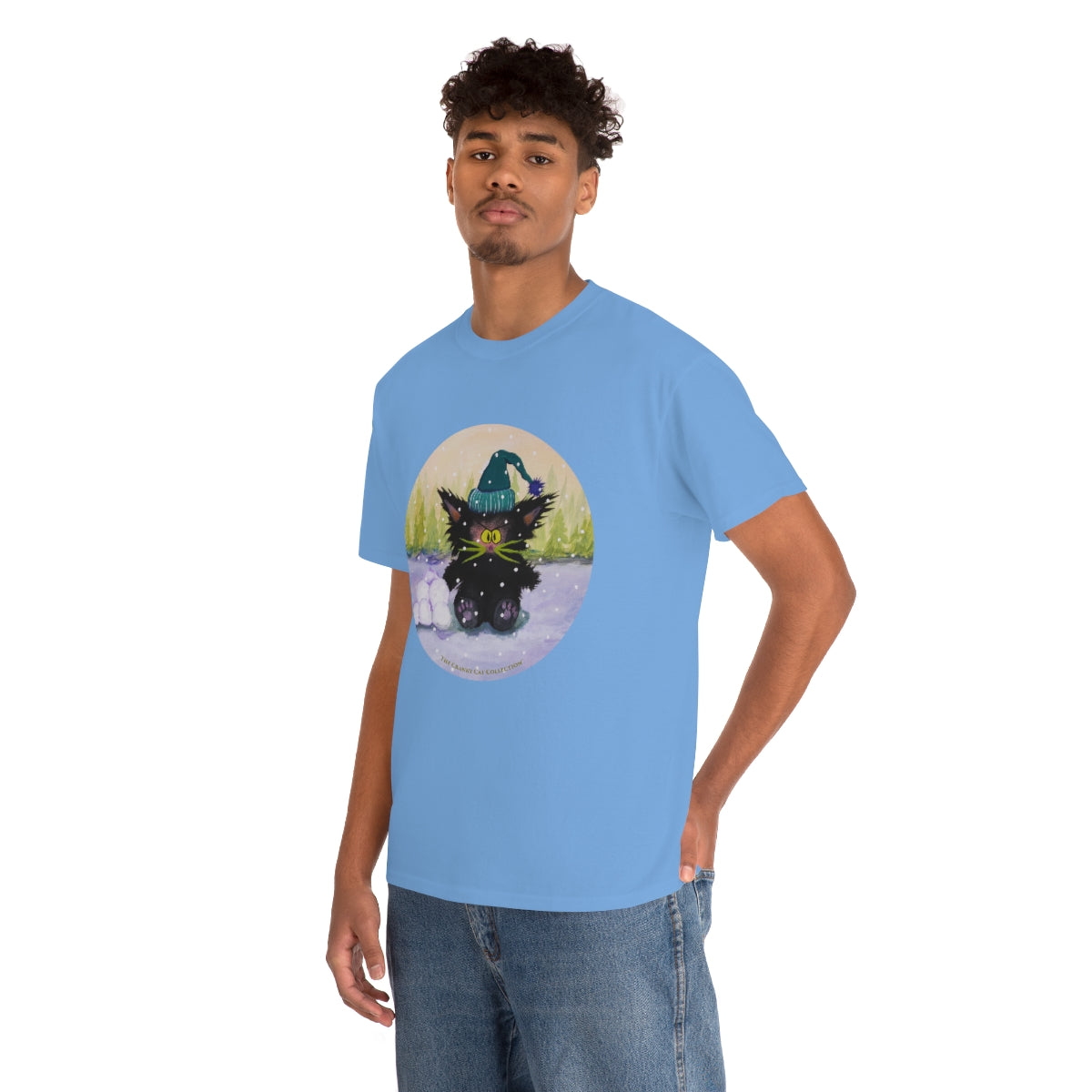 Cranky Cat WInter-Themed T-Shirt -  Free Shipping!