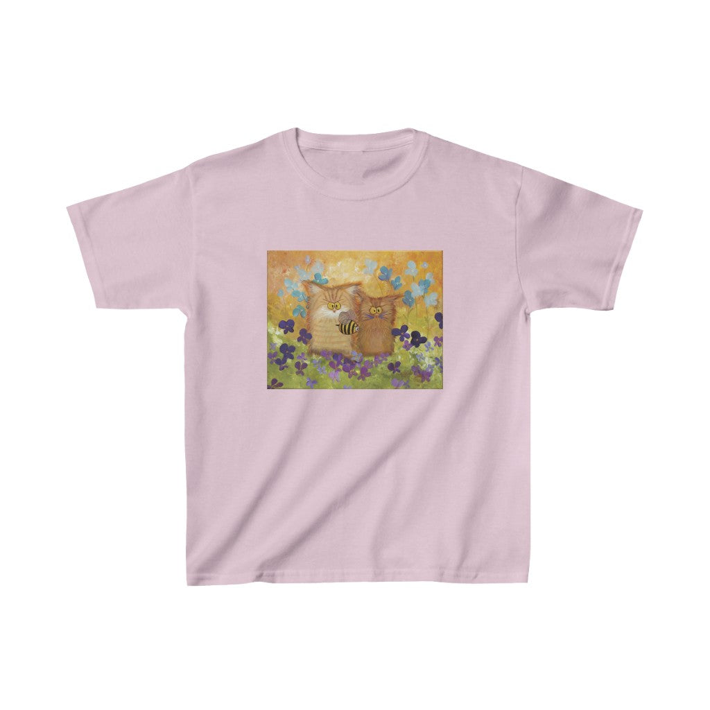 Kids' Cranky Cats with BEE T-Shirt! Free Shipping