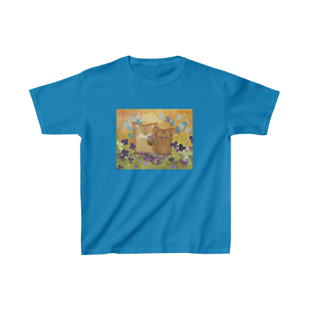 Kids' Cranky Cats with BEE T-Shirt! Free Shipping