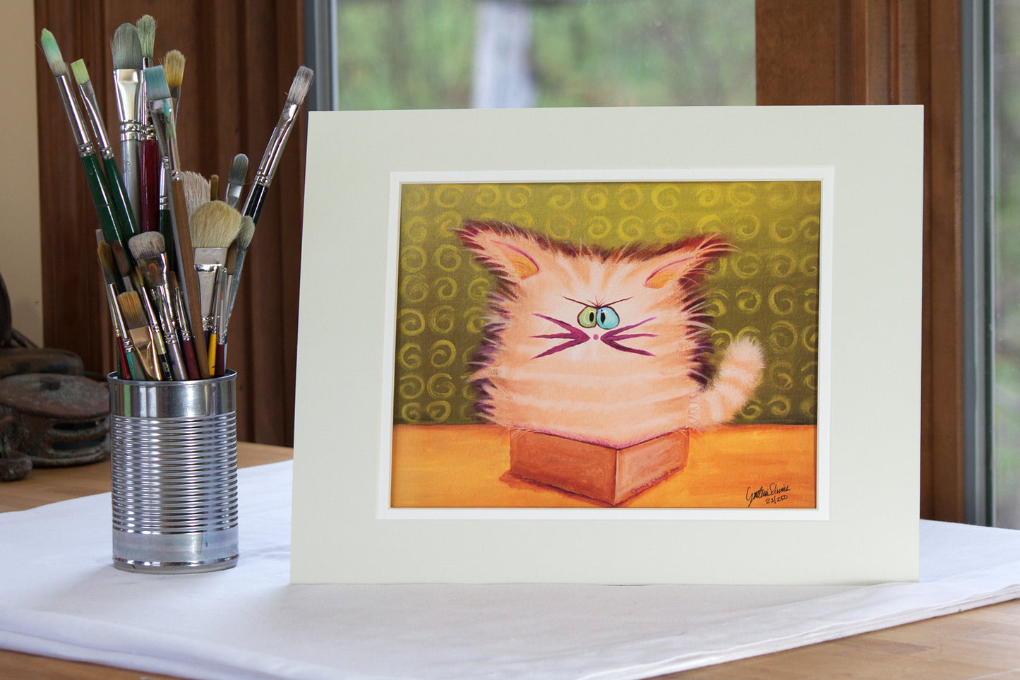 Cat in a Box - Cranky Cats Collection™ from Cindy Schmidt