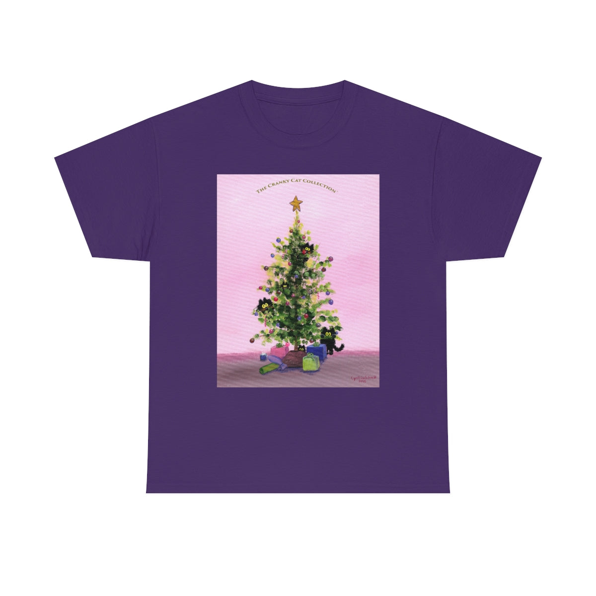 Cranky Cats In Your Christmas Tree - T-Shirt!  Free Shipping