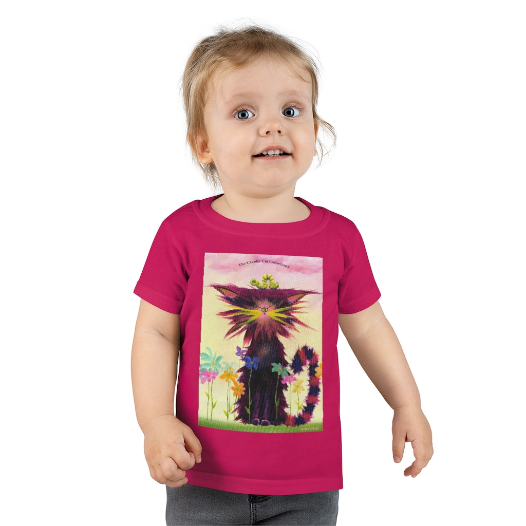 Toddlers' Cranky Cat with Inchworm T-Shirt! Free Shipping