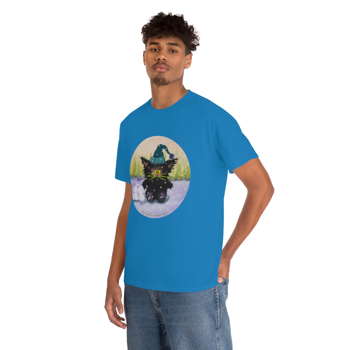 Cranky Cat WInter-Themed T-Shirt -  Free Shipping!