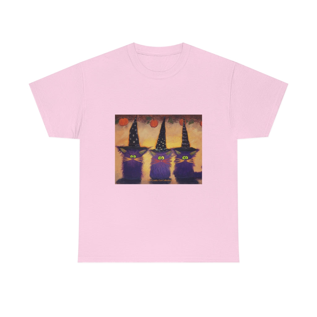 Halloween Witches - Cranky Cat T-Shirt! Free Shipping