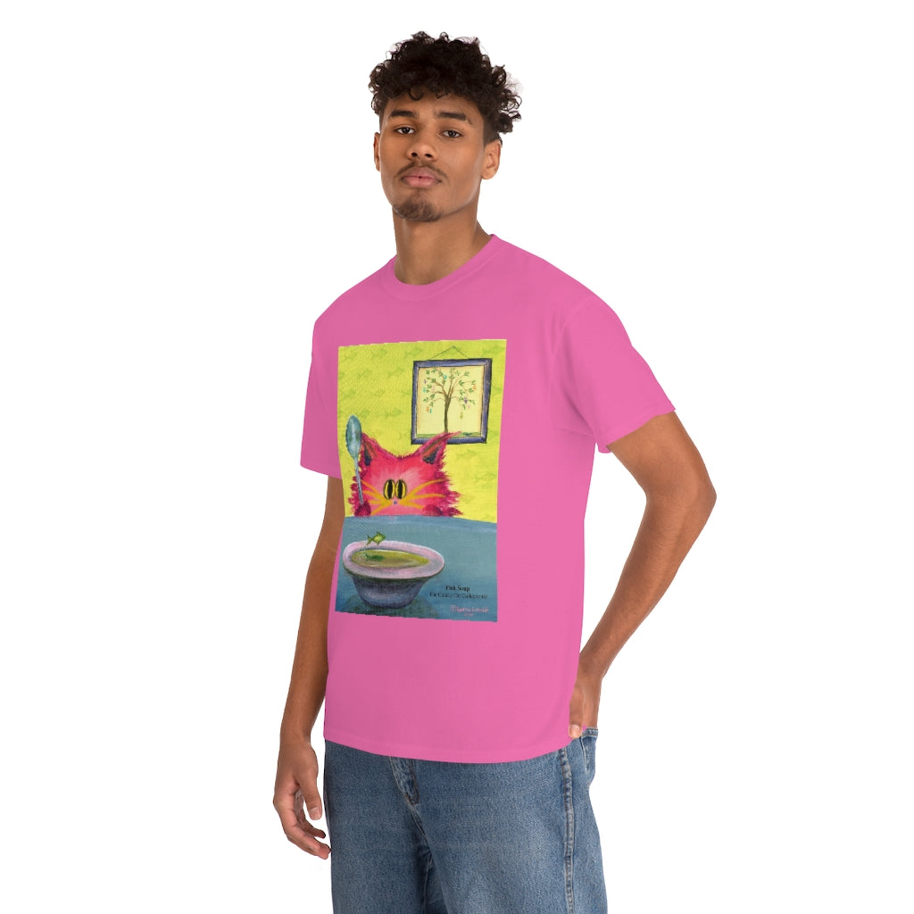 Fish Soup Kitty - Cranky Cat T-Shirt! Free Shipping