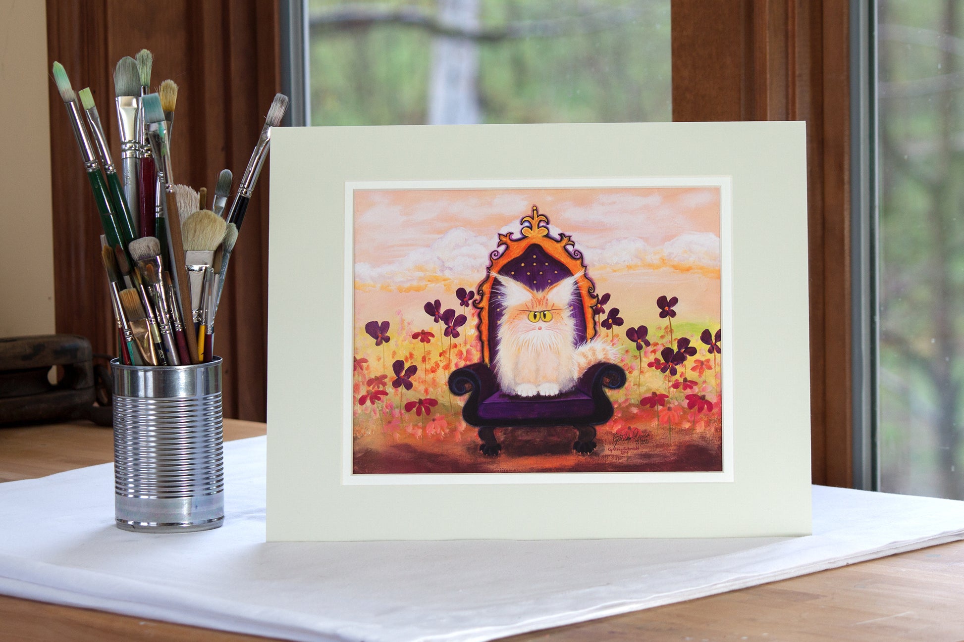 Royal Cat - Cranky Cat Collection™ by Cindy Schmidt