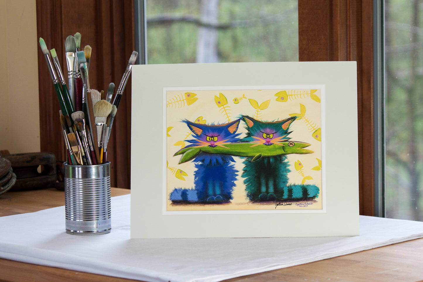 Sharing - Cranky Cat Collection™ by Cindy Schmidt