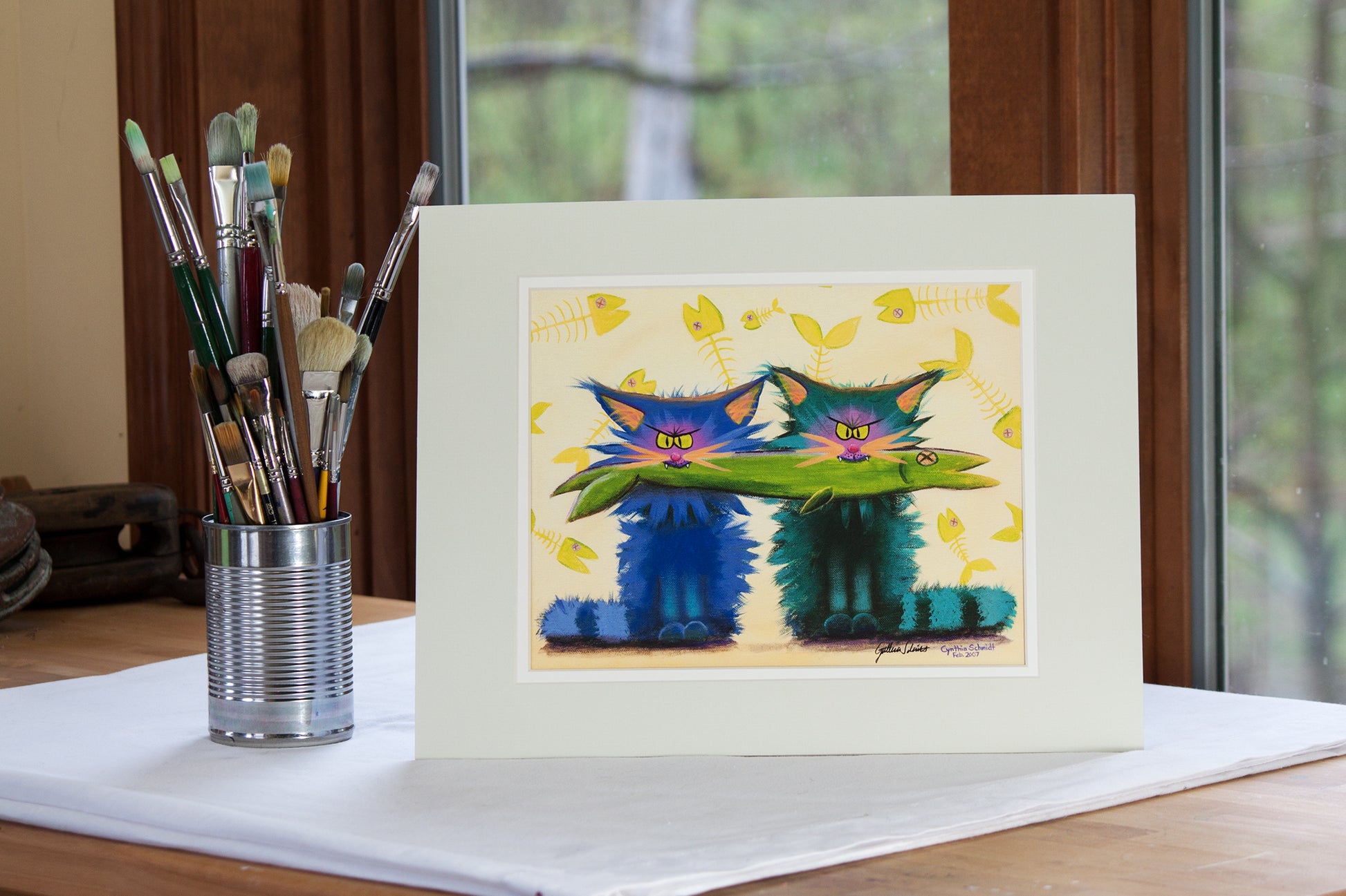 Sharing - Cranky Cat Collection™ by Cindy Schmidt