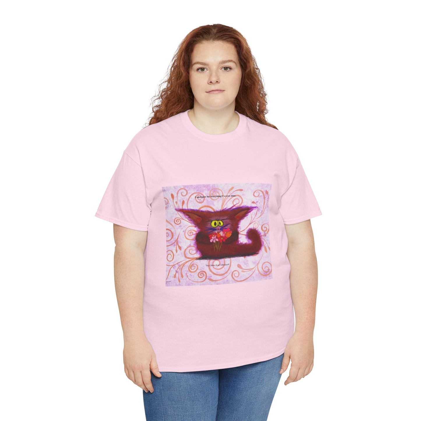 Apologetic Kitty - Cranky Cat T-Shirt!  Free Shipping
