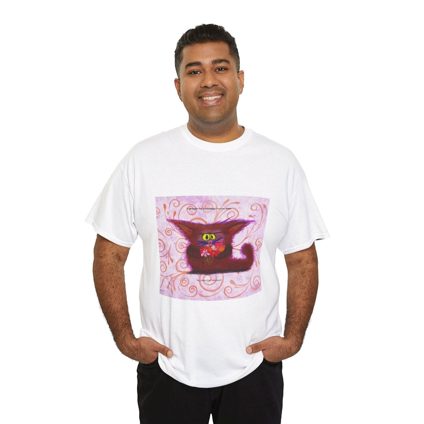 Apologetic Kitty - Cranky Cat T-Shirt!  Free Shipping