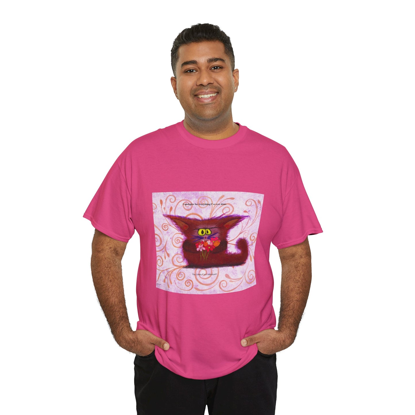 Apologetic Kitty - Cranky Cat T-Shirt!  Free Shipping