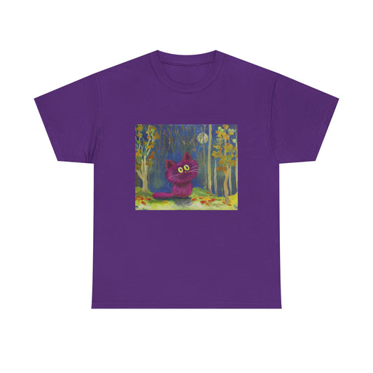 MoonKitten in the Forest Cranky Cat T-Shirt!  Free Shipping