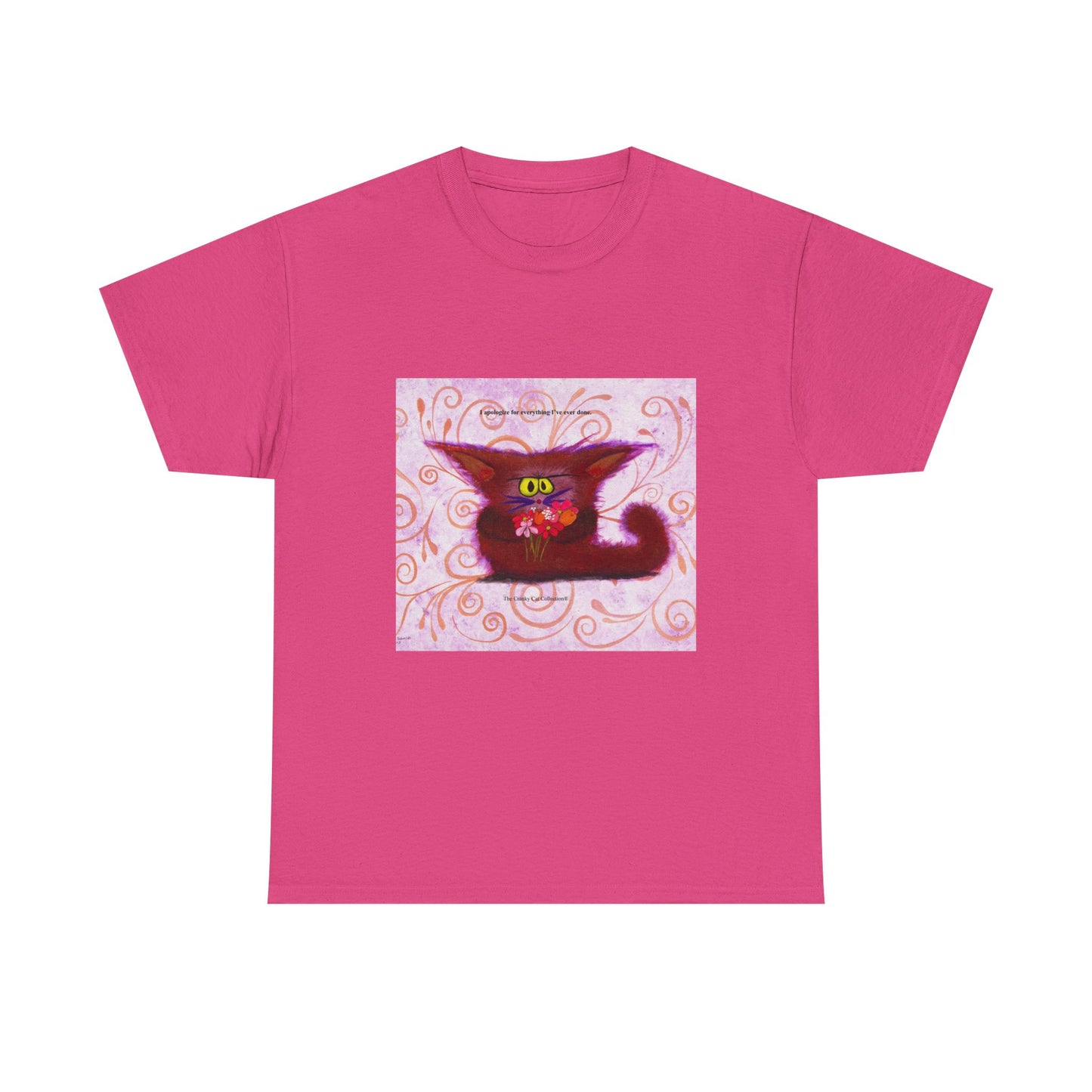 Apologetic Kitty - Cranky Cat T-Shirt!  Free Shipping