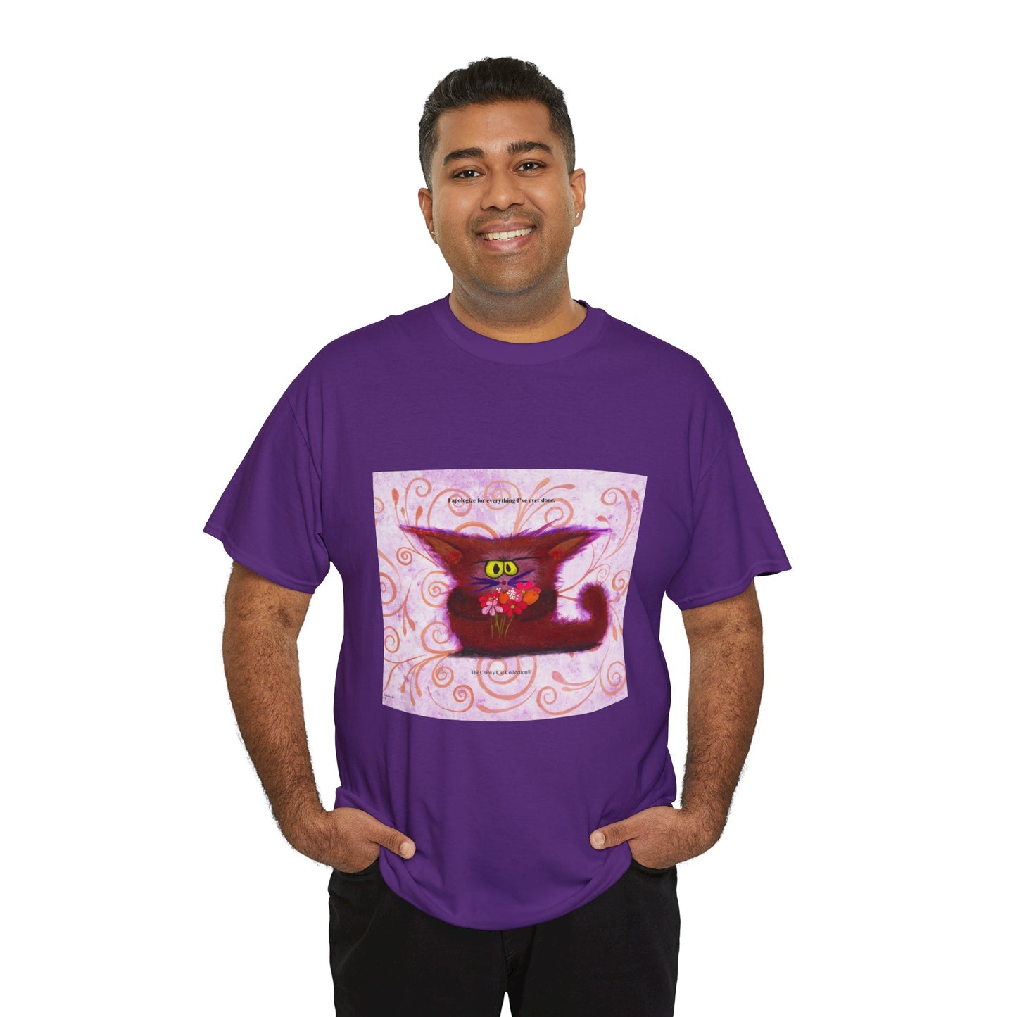 Apologetic Kitty - Cranky Cat T-Shirt!  Free Shipping