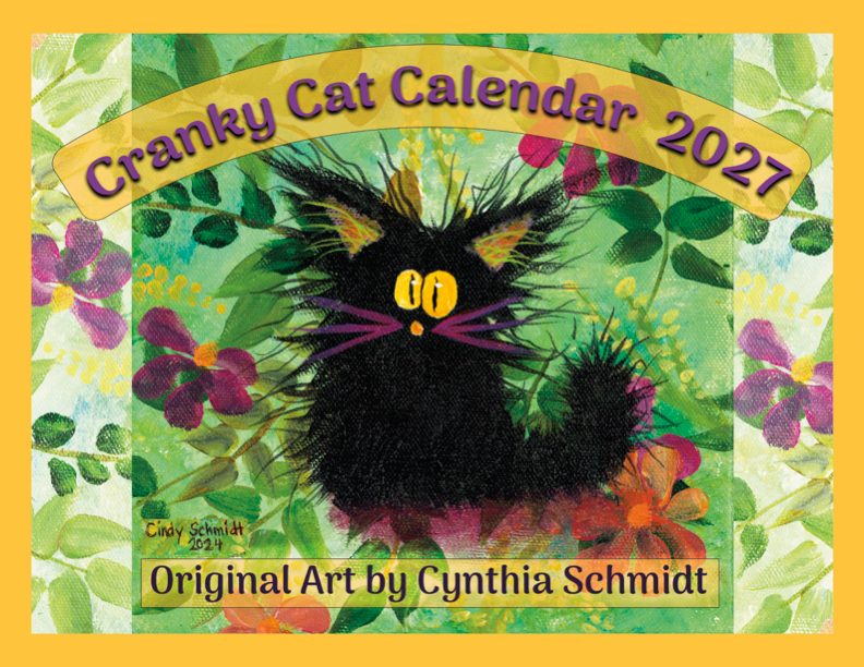 Cranky Cat Collection™ 2027 Calendar by Cindy Schmidt