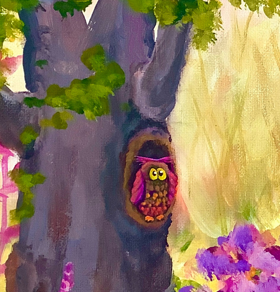 Bird Watching?  Original Painting