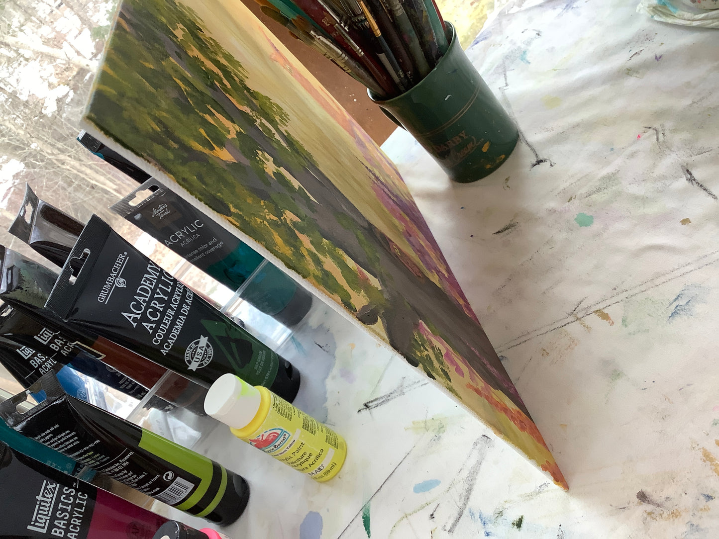 Bird Watching?  Original Painting