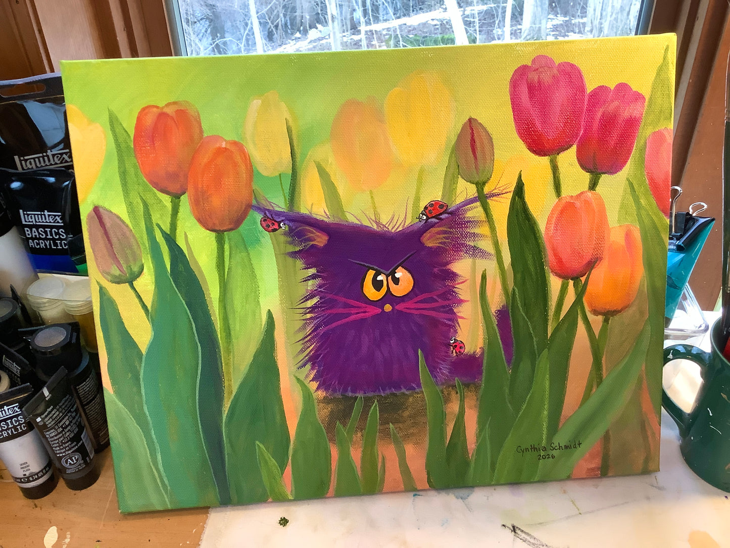 Ladybug Season - Original Painting