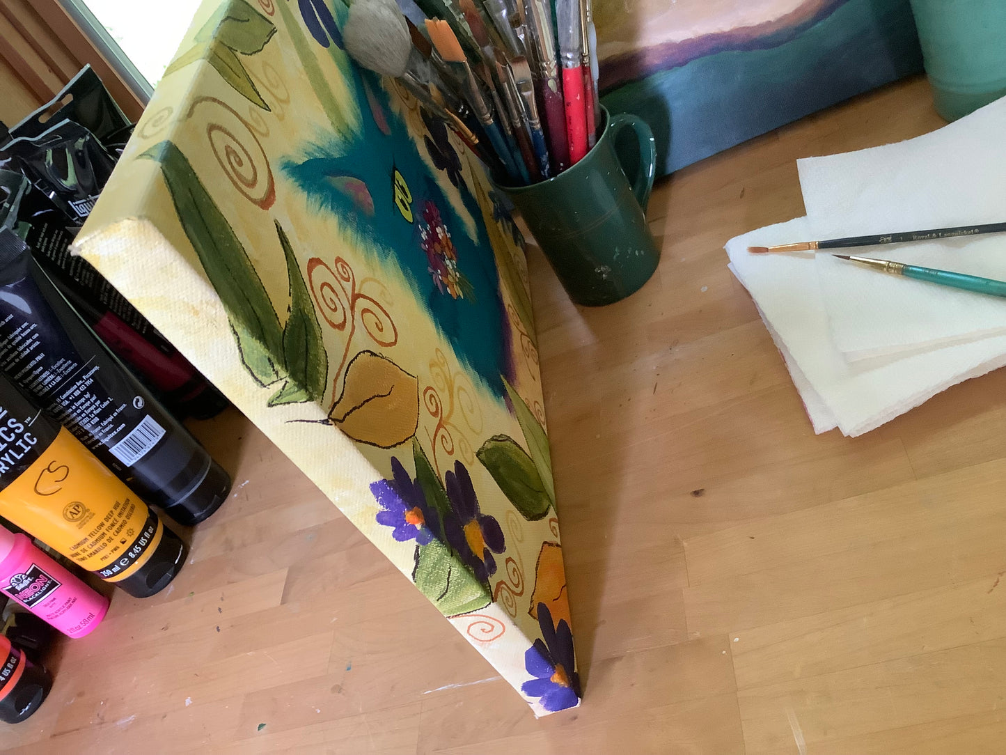 Apologetic Cat - Original Painting