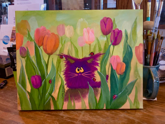 Ladybug Season - Original Painting