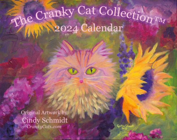 2024 Cranky Cats Calendar