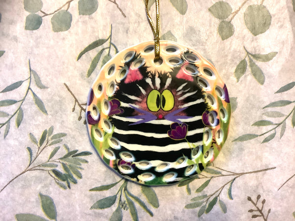 Cranky Cat Ornament