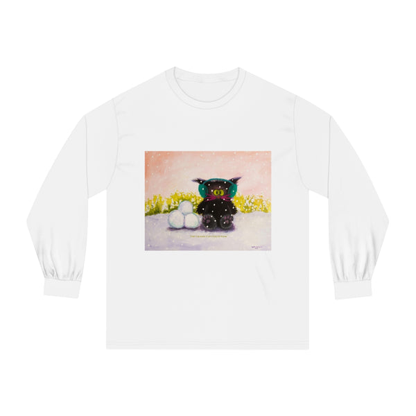 Winter Cranky Cat Long Sleeve T-Shirt - Free Shipping!