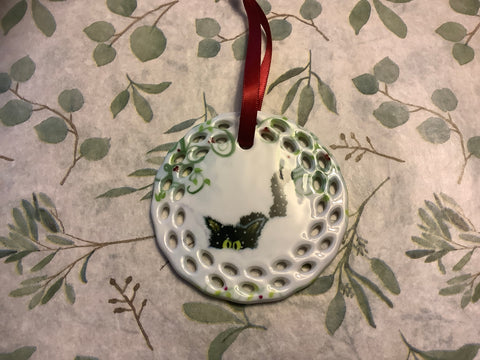 Cranky Cat Ornament