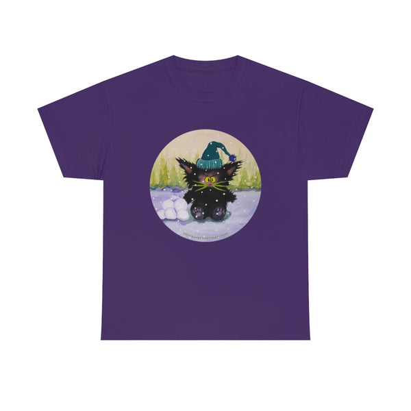 Cranky Cat WInter-Themed T-Shirt -  Free Shipping!