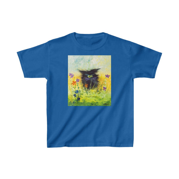 Kids' Black Cranky Cat T-Shirt!  Free Shipping