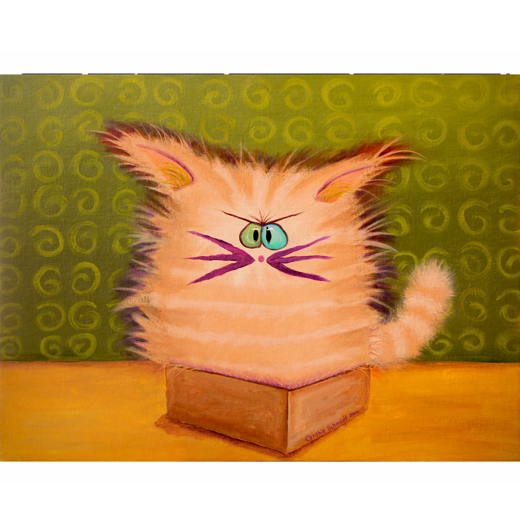 Cat in a Box - Cranky Cats Collection™ from Cindy Schmidt