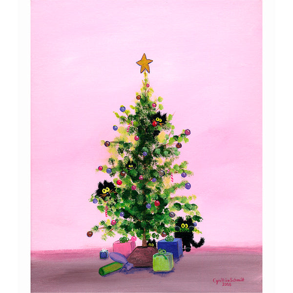 Christmas Tree Kitties - Cranky Cat Collection™ by Cindy Schmidt