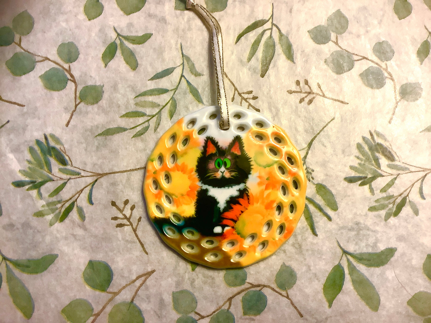 Cranky Cat Ornament