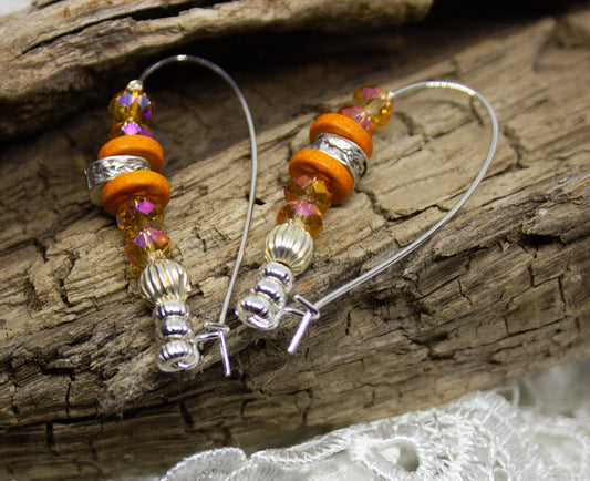 Citrus and Silver — Earrings