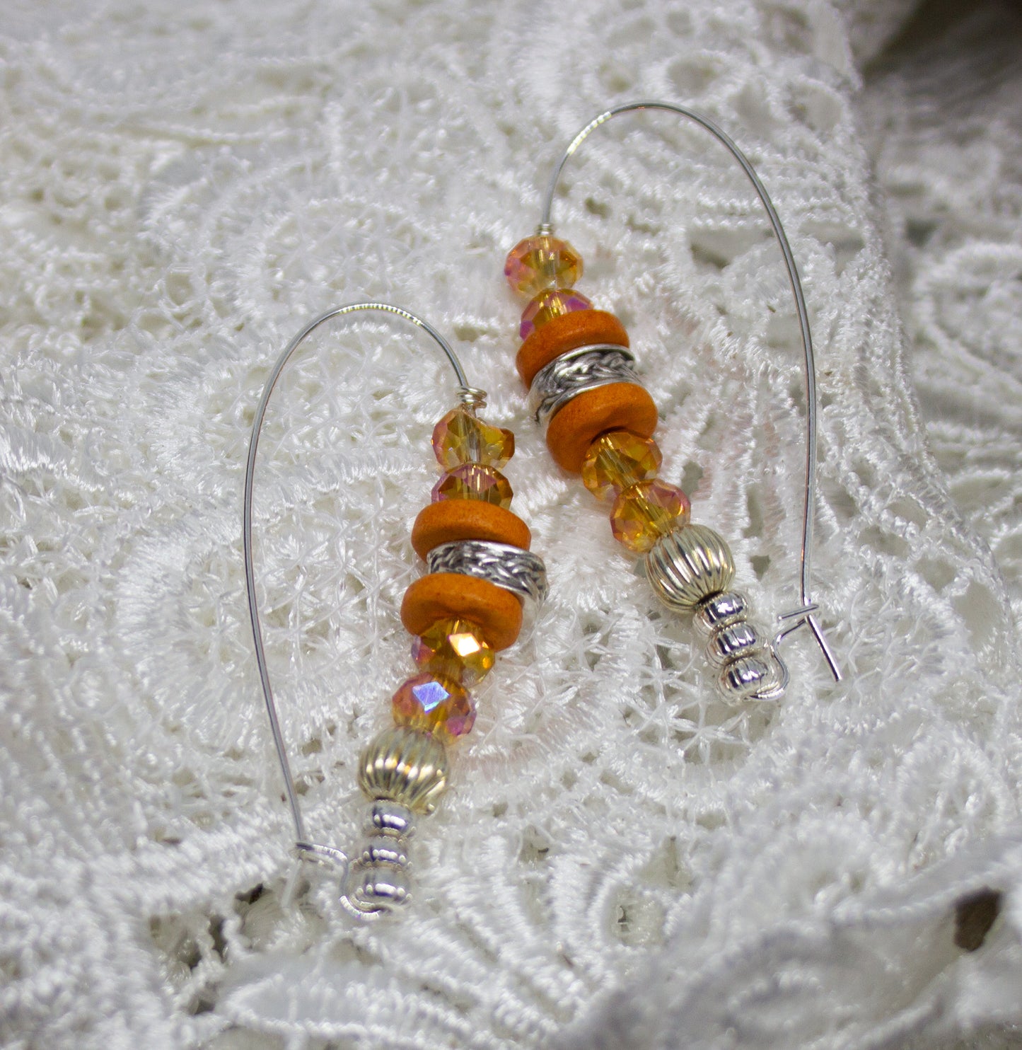 Citrus and Silver — Earrings