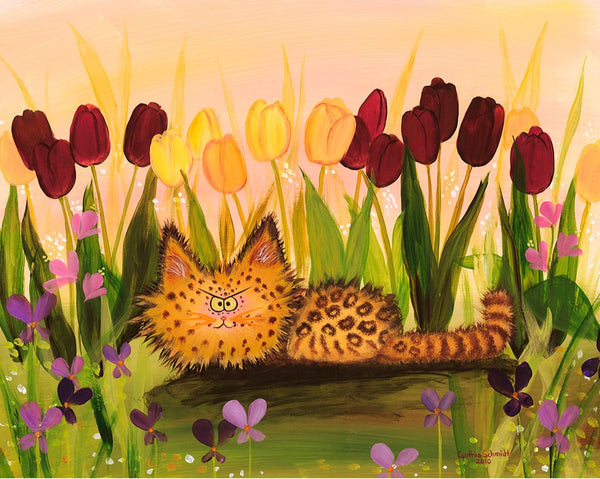 Leopard Kitty — Cranky Cat Collection™ by Cindy Schmidt