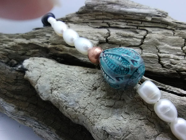 Big Blue Bead — Necklace
