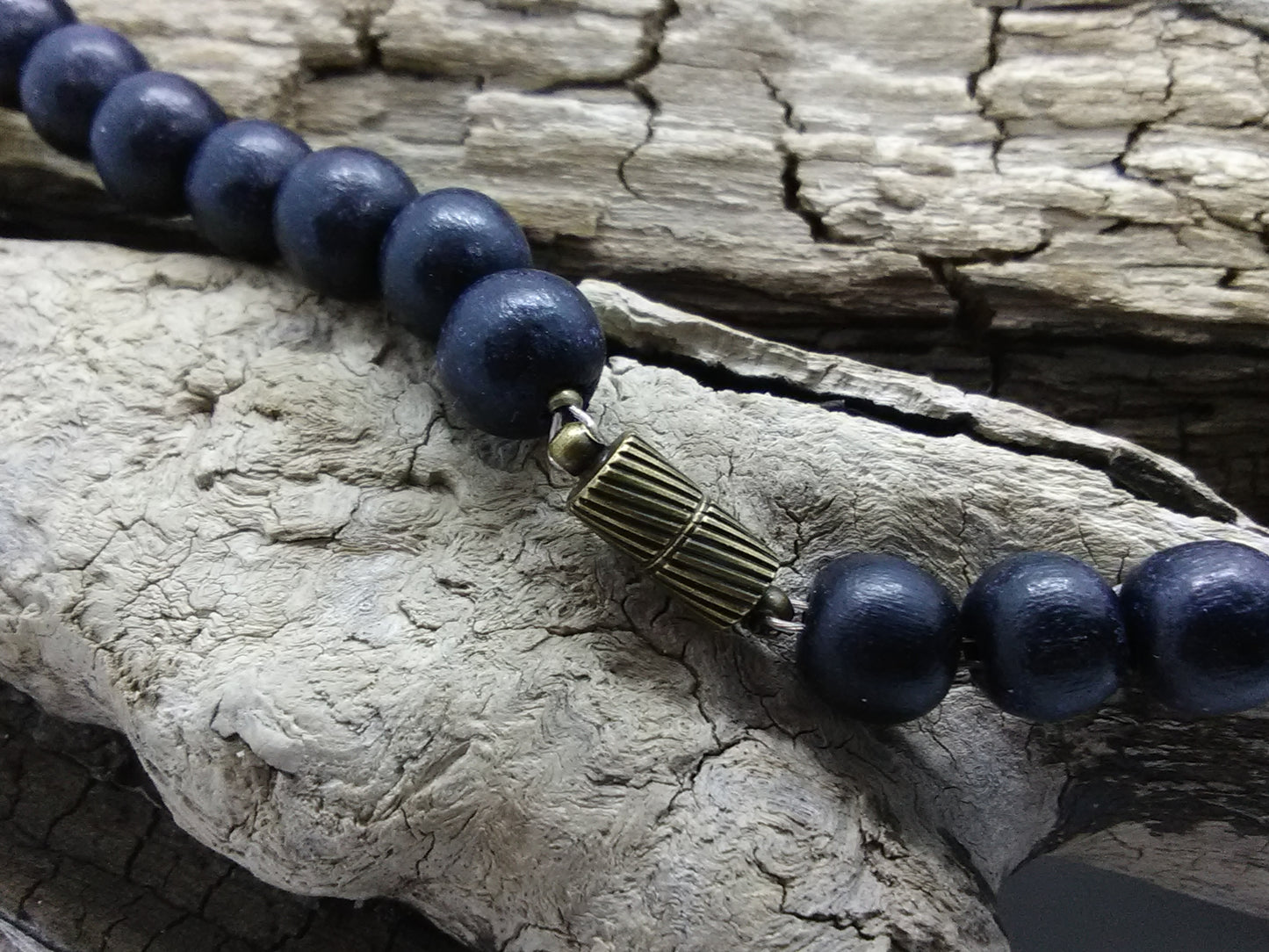 Big Blue Bead — Necklace