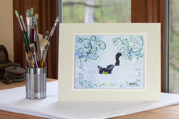 Snowbound Cat - Cranky Cat Collection™ by Cindy Schmidt