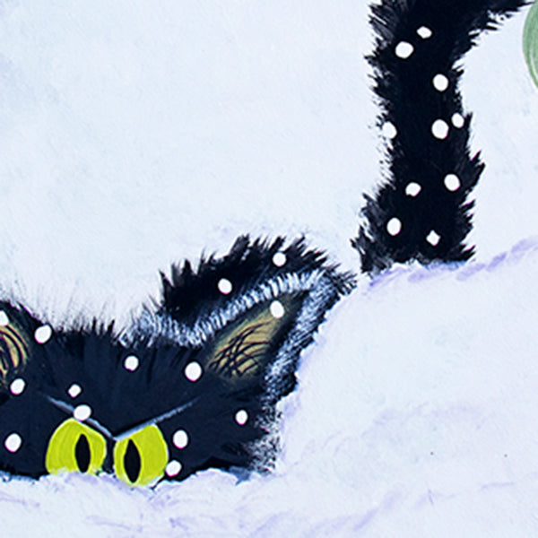 Snowbound Cat - Cranky Cat Collection™ by Cindy Schmidt