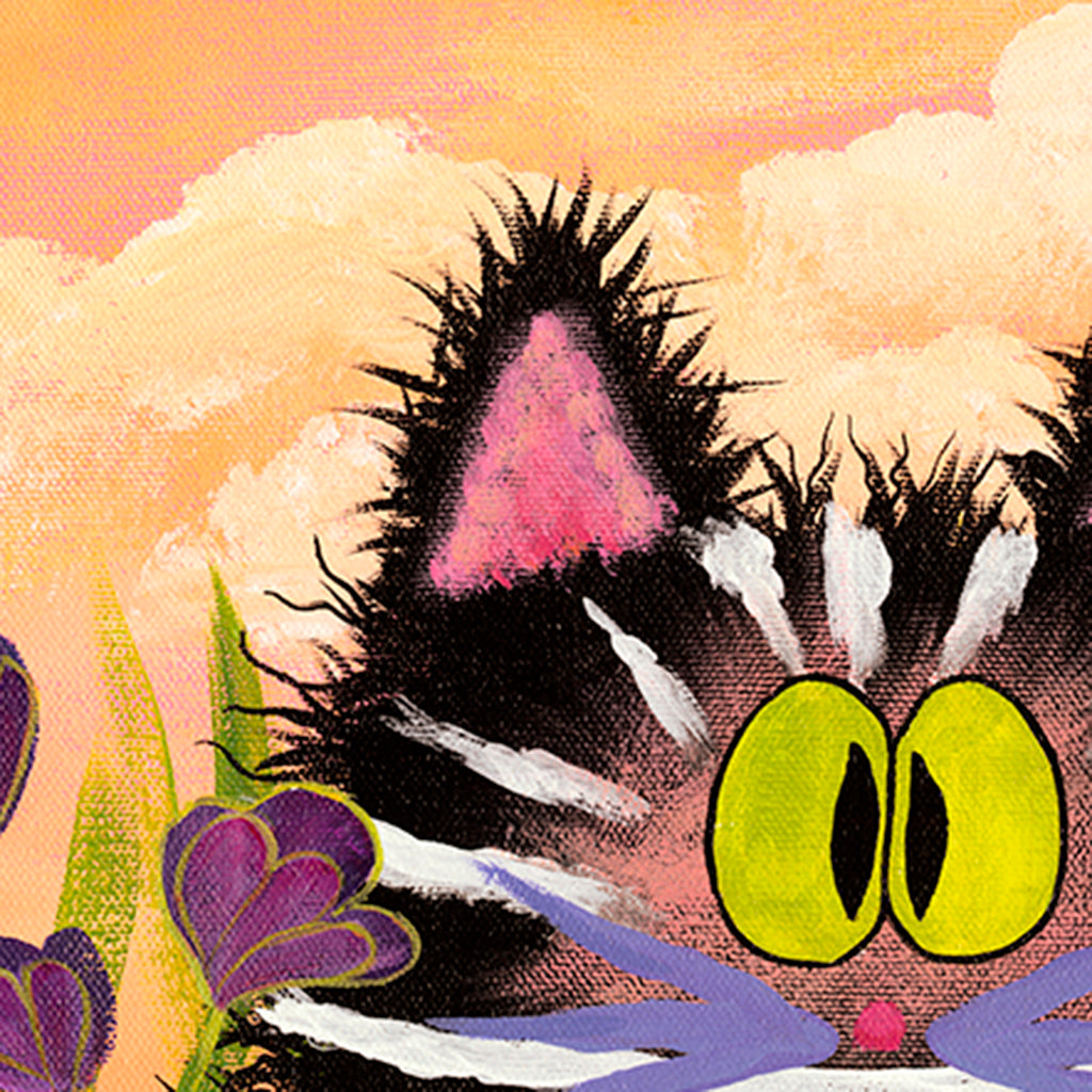 Zebra Kitty - Cranky Cat Collection™ by Cindy Schmidt